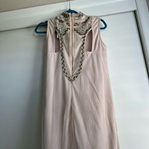 Sequins high neck dress